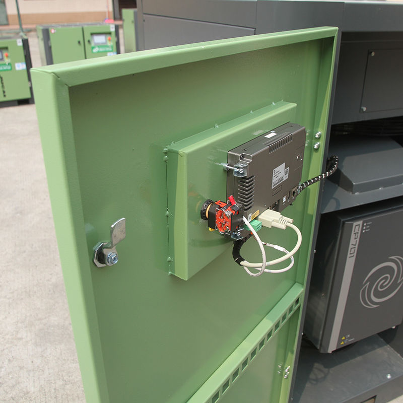 Permanent Magnet 7.5kw Variable Speed Industrial Screw Air Compressors 10hp