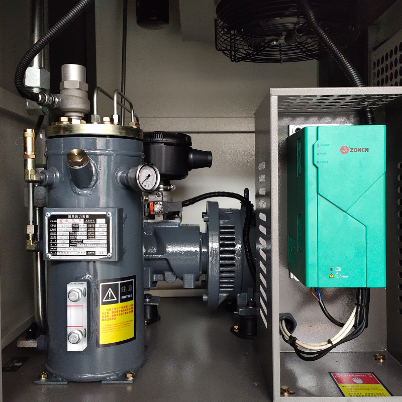 IP55 7.5kw 10HP Wind Permanent Magnet Variable Frequency Screw Air Compressor